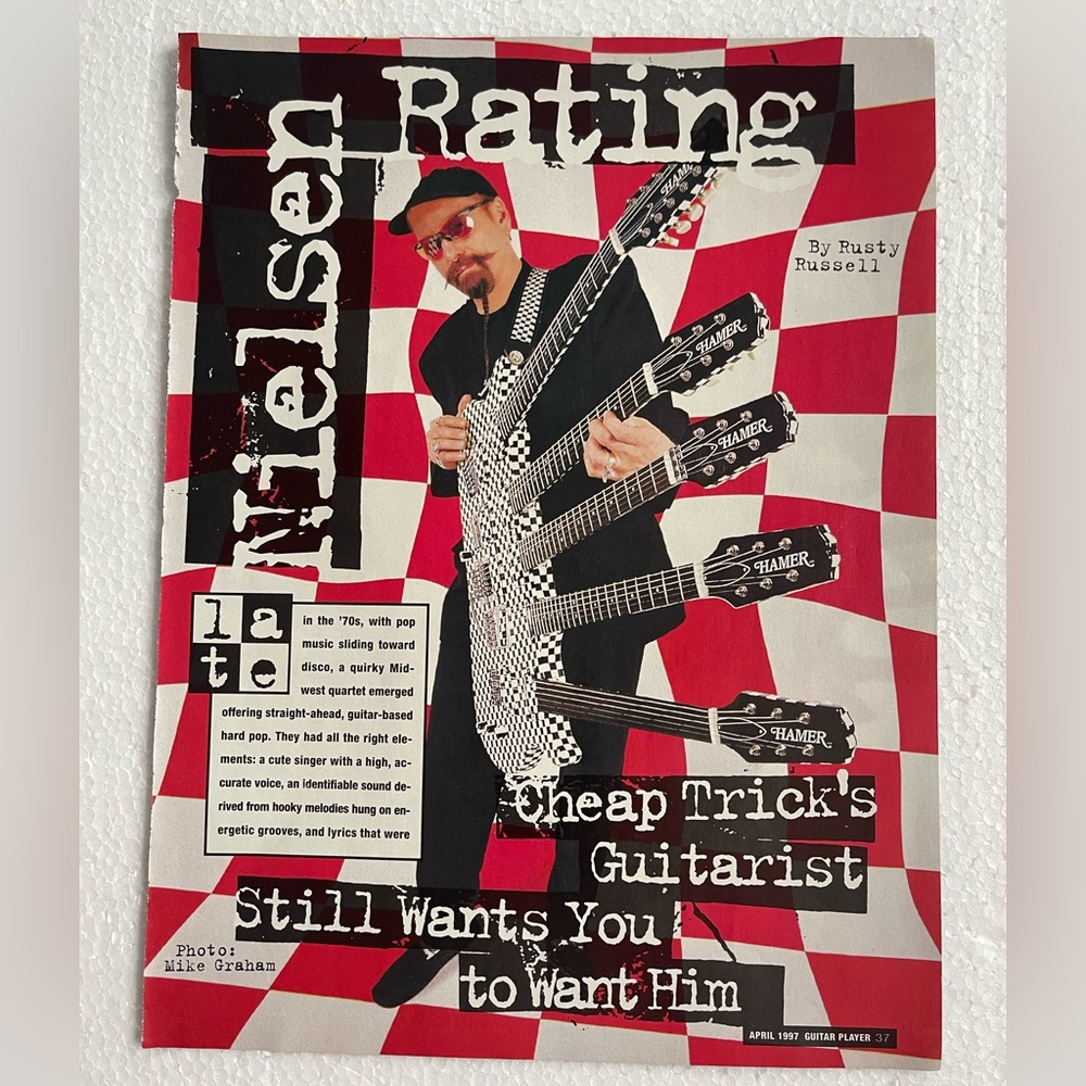 Cheap Trick Rick Nielsen pinup